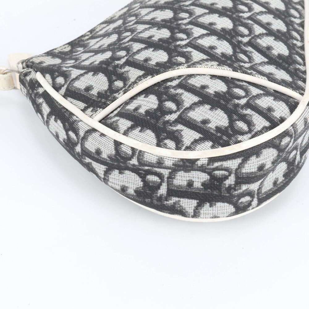 CHRISTIAN DIOR Black Leather Trotter Shoulder Bag - Picture 4 of 8